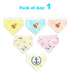 The Little Lookers Baby Bandana Bibs with Adjustable Tich Button| (0-3 years)
