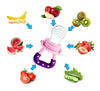 THE LITTLE LOOKERS Infant Squeezy Food Grade Silicone 90ml Bottle Feeder & Silicone Food/ Fruit Pacifier/Nibbler/Soother for Babies/Kids/Children